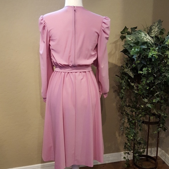 Vintage - Cathy Sue Dusty Rose Dress - Picture 5 of 8
